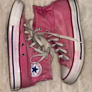 Converse Pink High-Top Sneakers